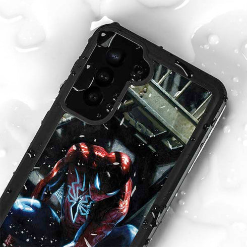 Marvel Spiderman New Suit Spiderman Galaxy S24 Plus Waterproof Case